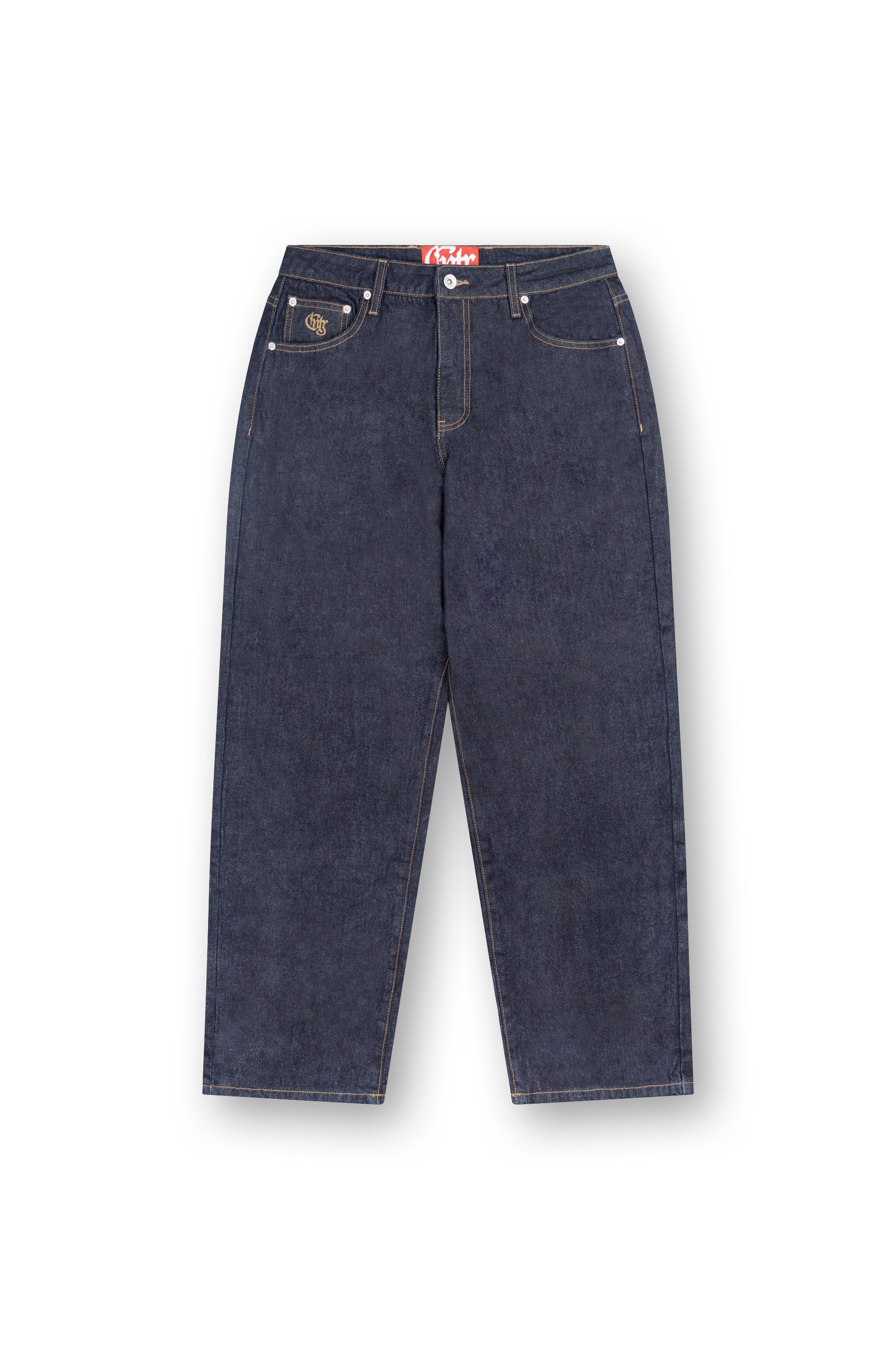 RAW DENIM BAGGY JEANS